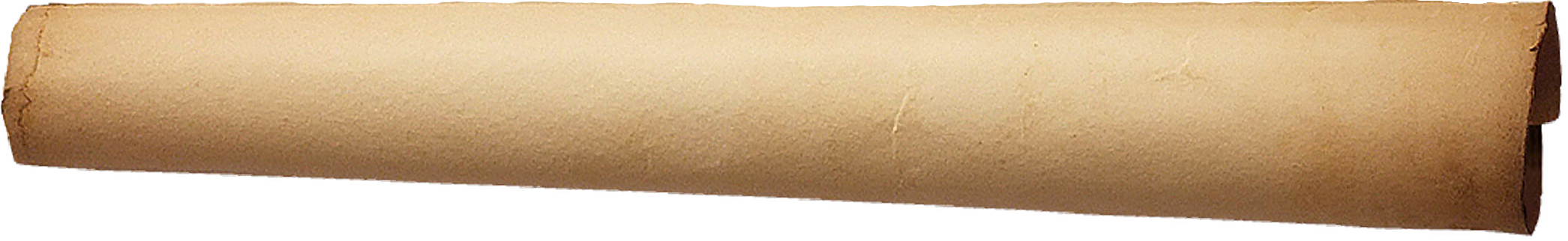 bottom of paper scroll